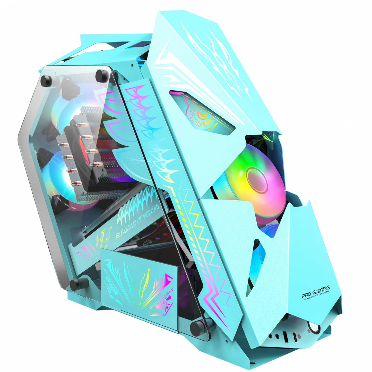 Calculator Gamer Nightfall Blue/Black – AMD Ryzen 5 5600X | RTX 5060 | 32 GB RAM | AIO Lichid | SSD