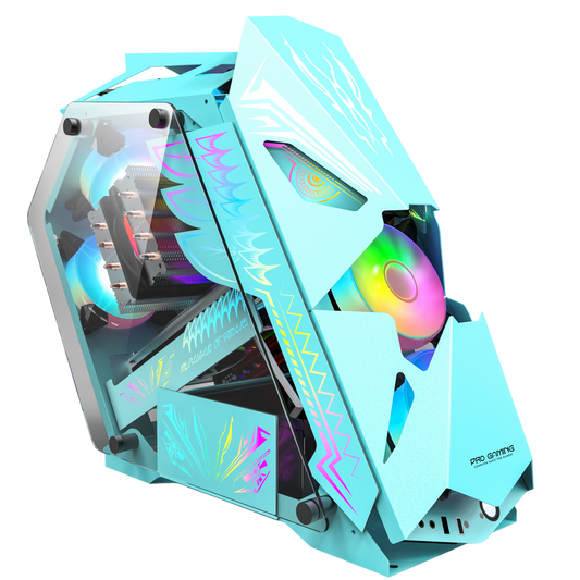 Calculator Gamer Nightfall Blue/Black – AMD Ryzen 5 5600X | RTX 5060 | 32 GB RAM | AIO Lichid | SSD