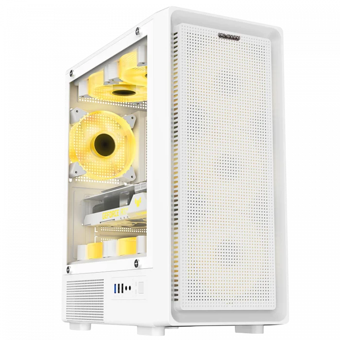 Calculator Gamer Lite Black/White – AMD Ryzen 5 3600 | GTX 1060 6GB | 16GB RAM | SSD + HDD