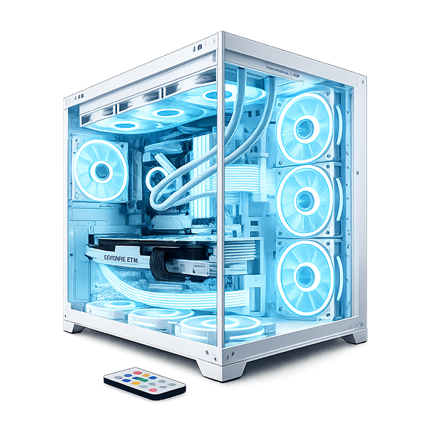 Calculator Gamer GodMode White V4 – AMD Ryzen 7 9800x3D I Placa Video